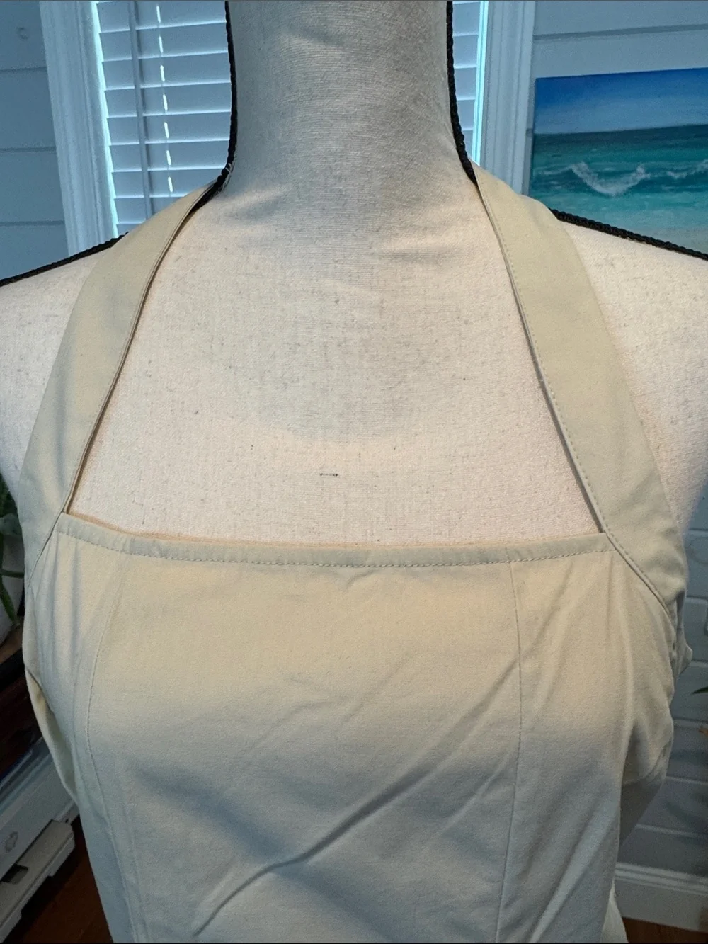 a new day Cream Halter Maxi Dress